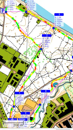 GPS Orientering screenshot