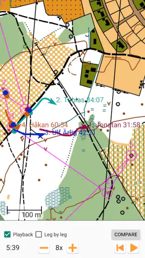 GPS Orientering screenshot