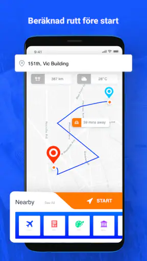 GPS-röst & vägbeskrivningar screenshot