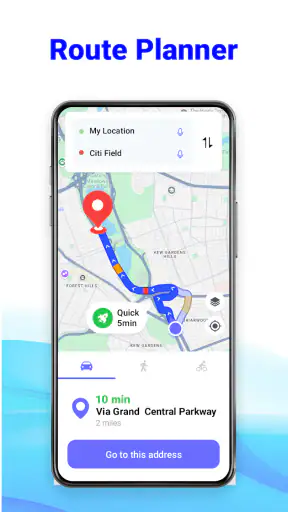 GPS-ruttplanerare: Radarkarta screenshot