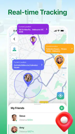 GPS-spårare och platsspårare screenshot