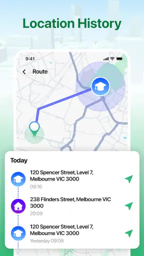 GPS-spårare och platsspårare screenshot