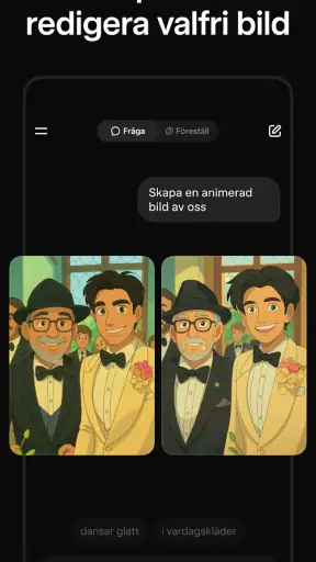 Grok: AI chat på svenska screenshot