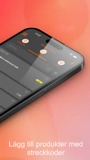 Grosh intelligent inköpslista screenshot