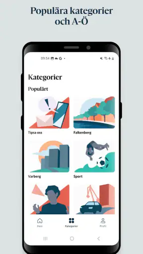 Hallands Nyheter screenshot