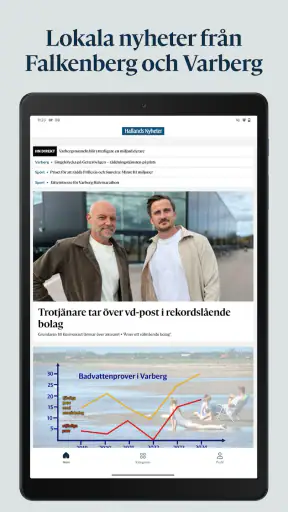 Hallands Nyheter screenshot