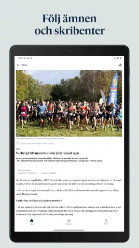 Hallands Nyheter screenshot