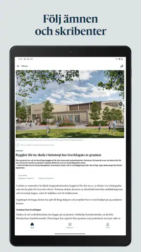 Hallandsposten screenshot