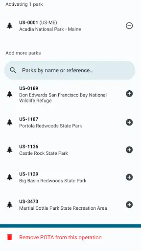 Ham2K PoLo: Portable Logger screenshot