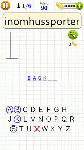 Hänga gubbe - Ordspel screenshot