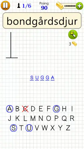 Hänga gubbe - Ordspel screenshot