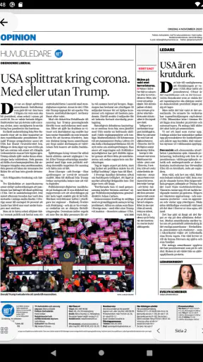HD E-tidning screenshot