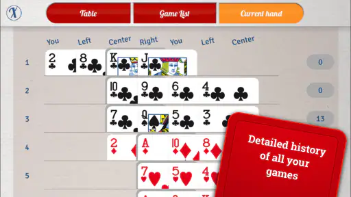 Hearts screenshot