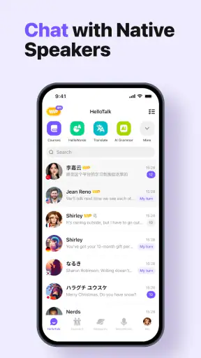 HelloTalk - Lär dig språk screenshot