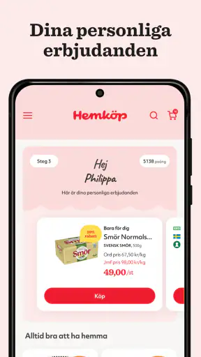 Hemköp screenshot