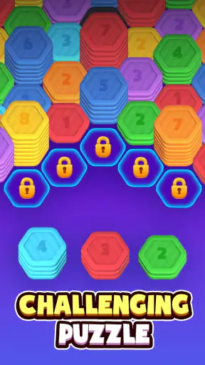 Hexa Color: Sorting Puzzle screenshot