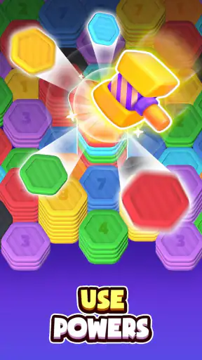 Hexa Color: Sorting Puzzle screenshot