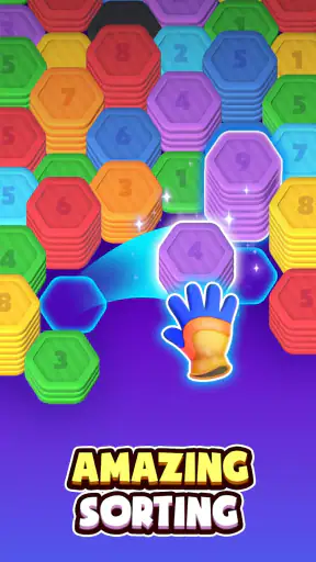 Hexa Color: Sorting Puzzle screenshot