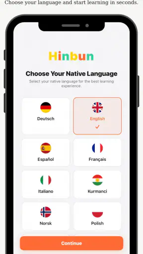 Hinbun - Language Learning screenshot