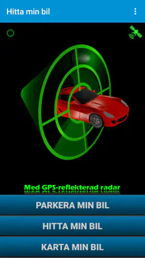 Hitta min bil - GPS-navigering screenshot