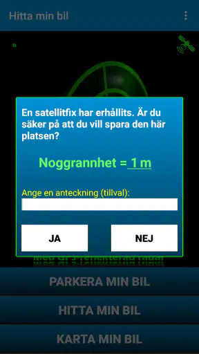 Hitta min bil - GPS-navigering screenshot