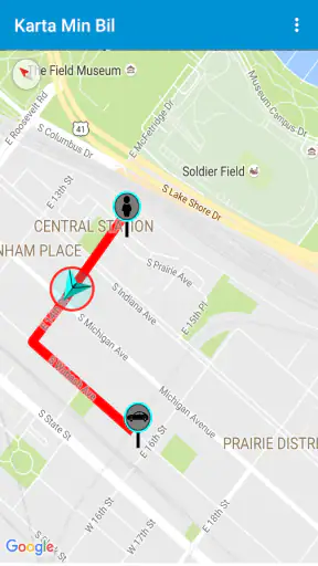 Hitta min bil - GPS-navigering screenshot