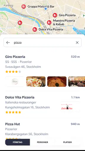 Hitta.se screenshot