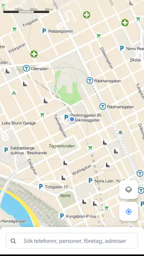 Hitta.se screenshot