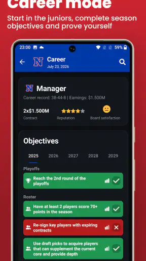 Hockey Legacy Manager 26 screenshot