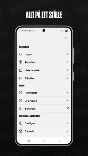 HockeyAllsvenskan screenshot