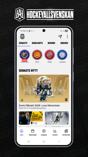 HockeyAllsvenskan screenshot