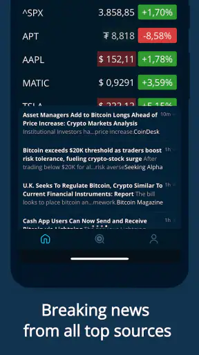 HODL Real-Time Crypto Tracker screenshot