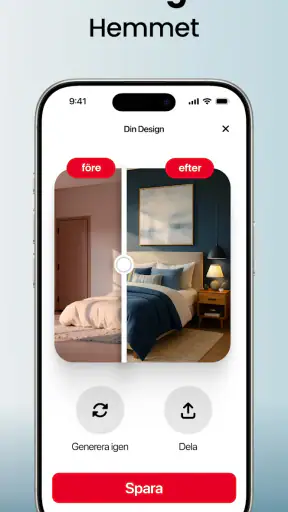 Home AI – Inredning med AI screenshot