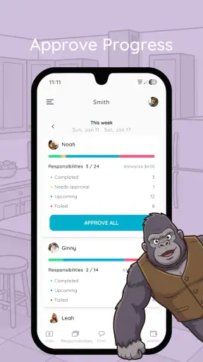 Homey - Chores and Allowance screenshot