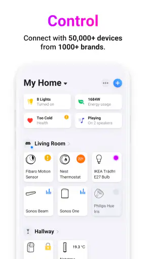 Homey – Ett bättre Smart Hem screenshot