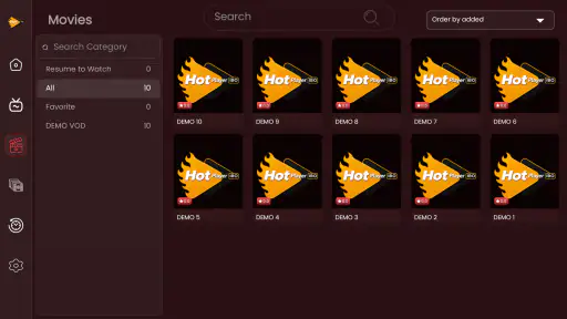 Hot Player IBO screenshot