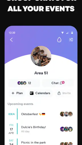Howbout: shared calendar screenshot