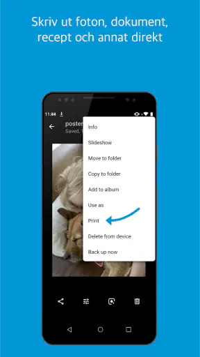 HPs skrivartjänstplugin screenshot