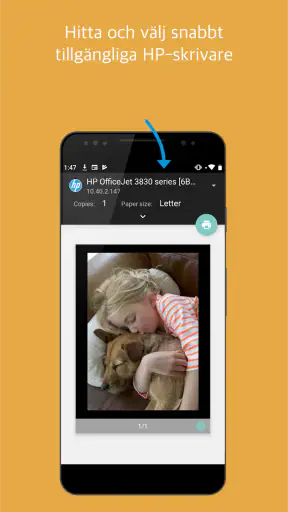 HPs skrivartjänstplugin screenshot