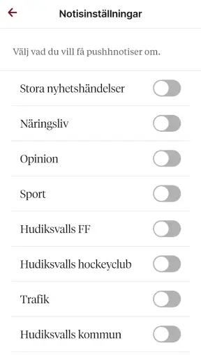 Hudiksvalls Tidning screenshot