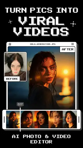 Hula - AI Video Generator screenshot