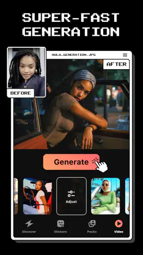 Hula - AI Video Generator screenshot