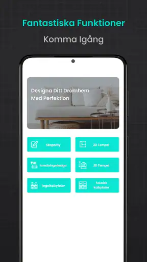 Husdesign Inredningsplan 2D screenshot