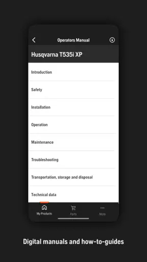Husqvarna Connect screenshot