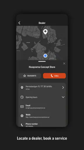 Husqvarna Connect screenshot