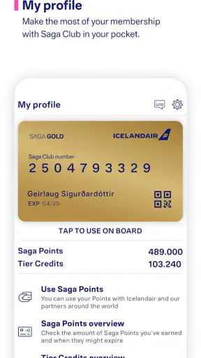 Icelandair screenshot