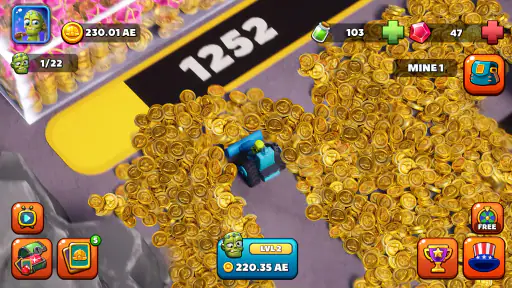Idle Miner Zombie: Guldtycoon screenshot
