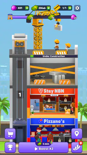 Idle Rent Tower screenshot