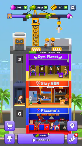Idle Rent Tower screenshot