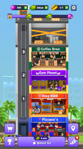 Idle Rent Tower screenshot